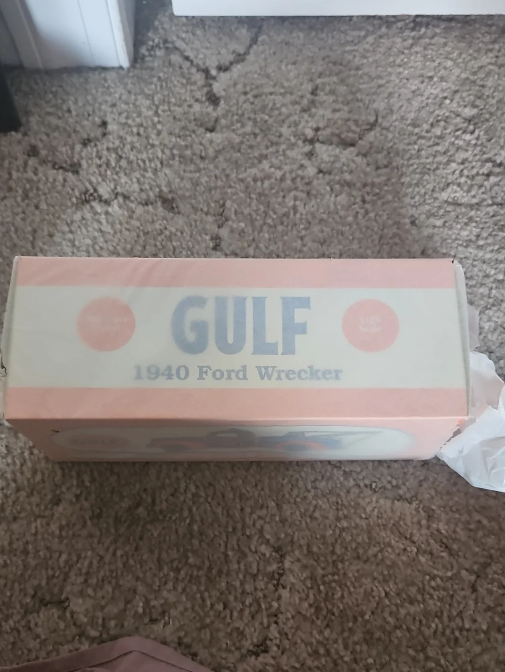 Gulf Truck 1940 FORD WRECKER - Blue and Orange